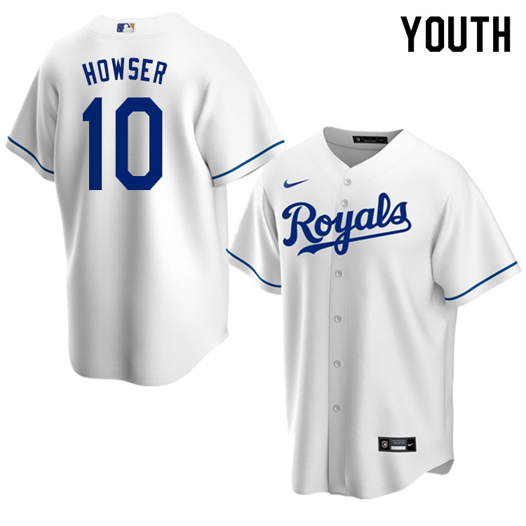 Nike Youth #10 Dick Howser Kansas City Royals Baseball Jerseys Sale-White